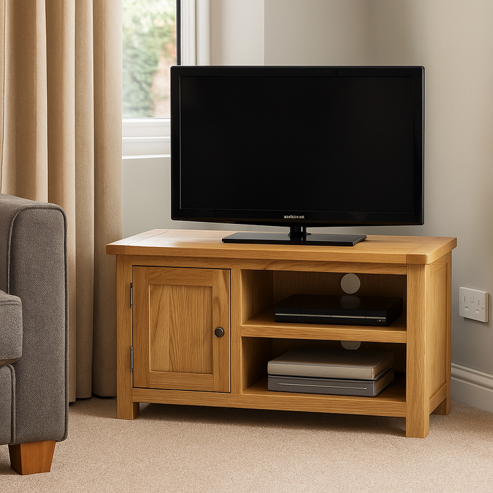 Portland TV Cabinet-oak