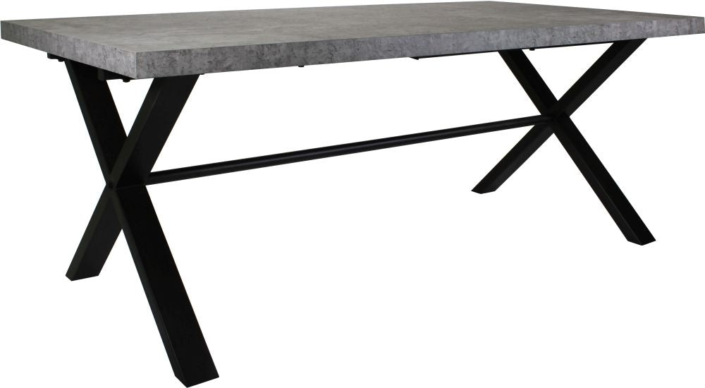Fusion Large Dining Table - Stone Effect
