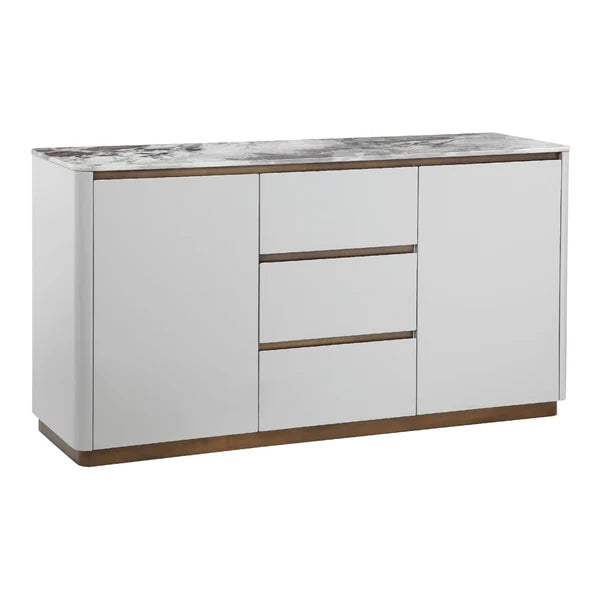 Chicago White Ceramic Top Medium Sideboard