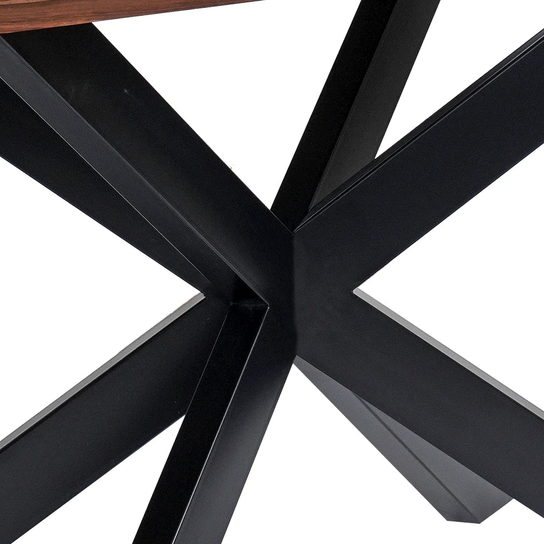 Earth Compact Sheesham Wood Dining Table with Corner Bench Set