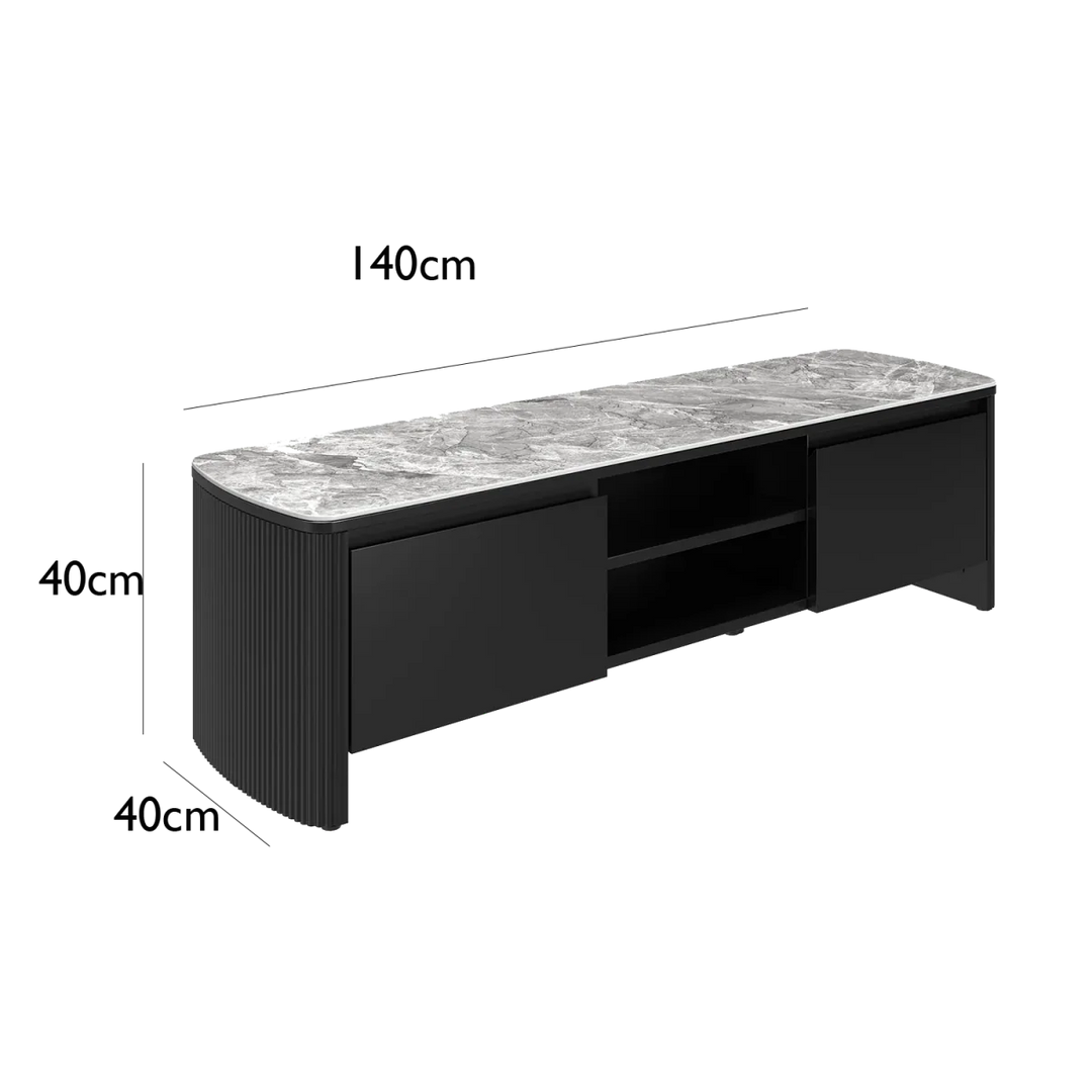 Verona Large Light Grey Ceramic TV-Unit