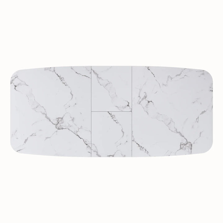 Toronto Marble Extending Dining Table and Chairs (160–200cm)