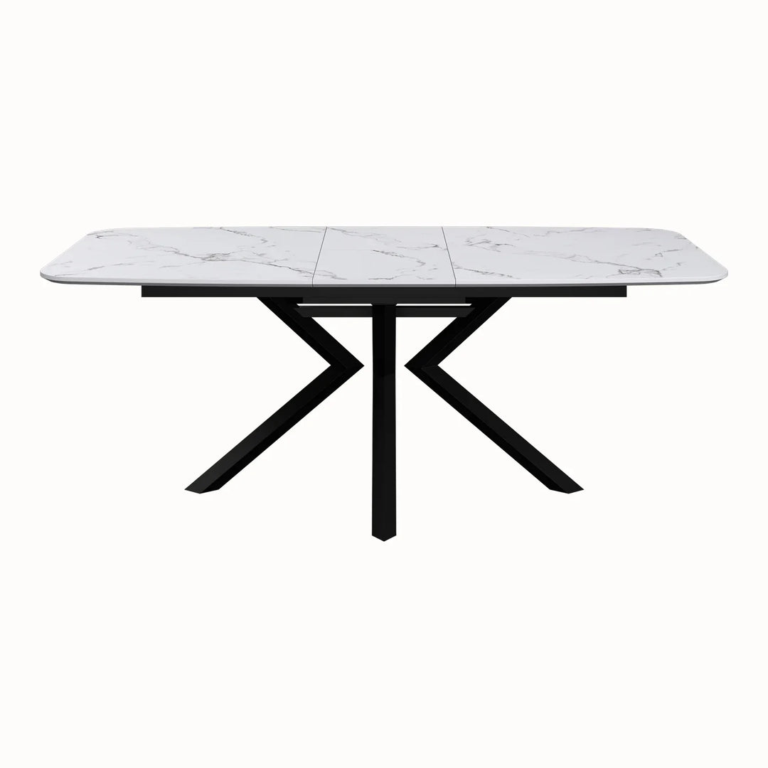 Toronto Marble Extending Dining Table and Chairs (160–200cm)