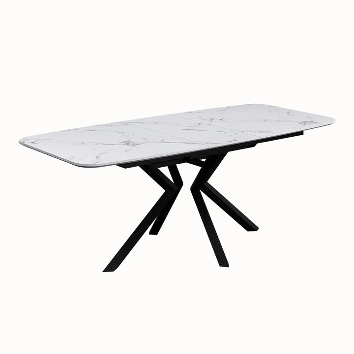 Toronto Marble Extending Dining Table and Chairs (160–200cm)