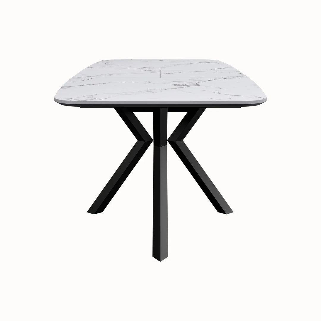 Toronto Marble Extending Dining Table and Chairs (160–200cm)