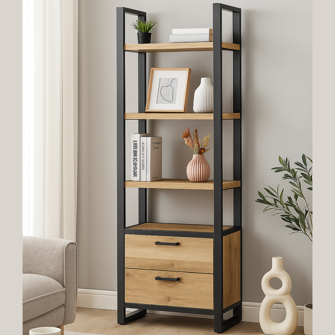 Fusion Bookcase with Drawers
