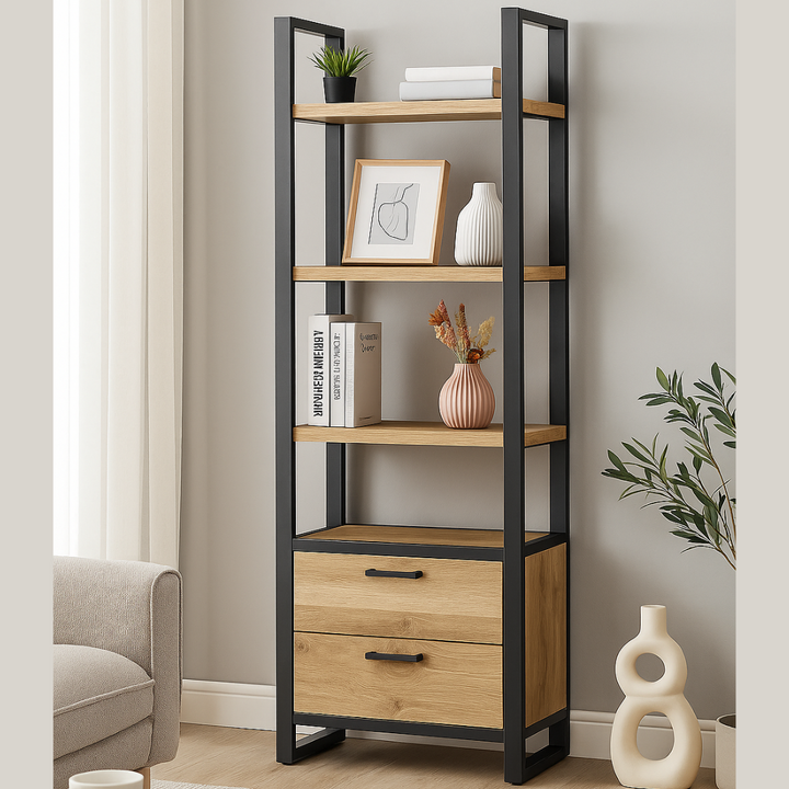 Fusion Bookcase with Drawers