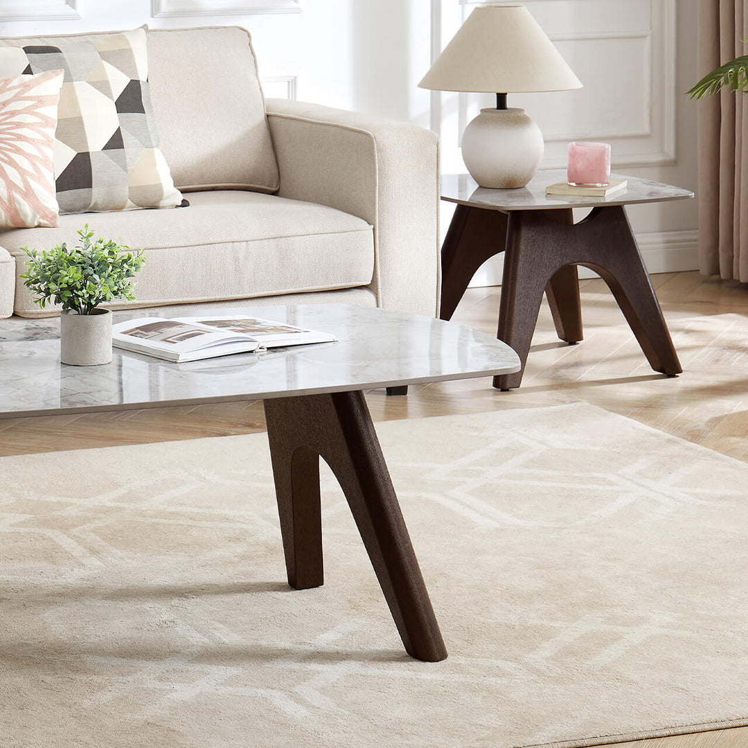 Valley Lamp Table Grey