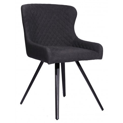 Alpha Dining Chair Grey PU