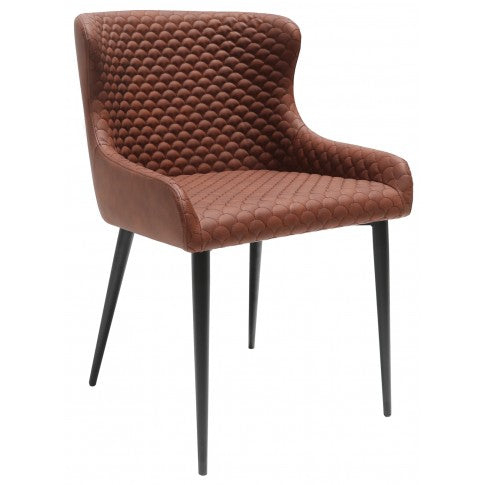 Hereford Dining Chair - Tan PU
