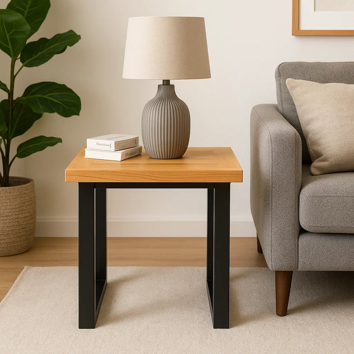 Harlem Industrial Lamp Table