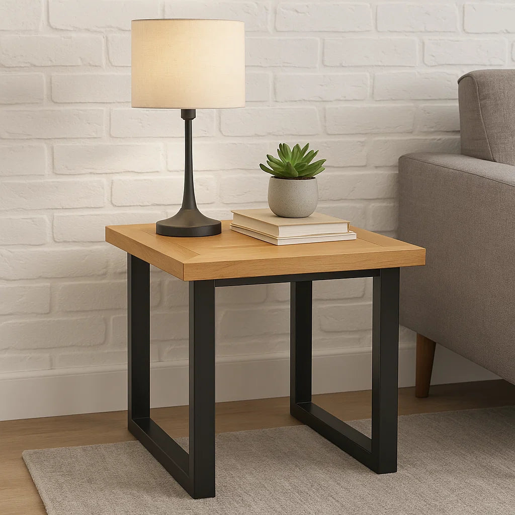 Harlem Industrial Lamp Table