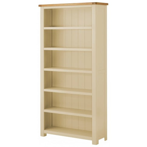 Portland Large Bookcase-stone