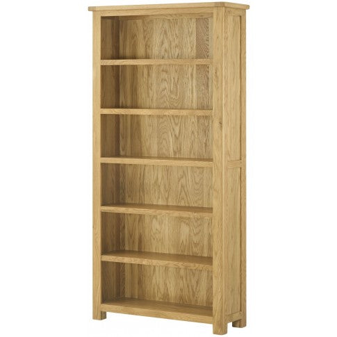 Portland Large Bookcase-oak