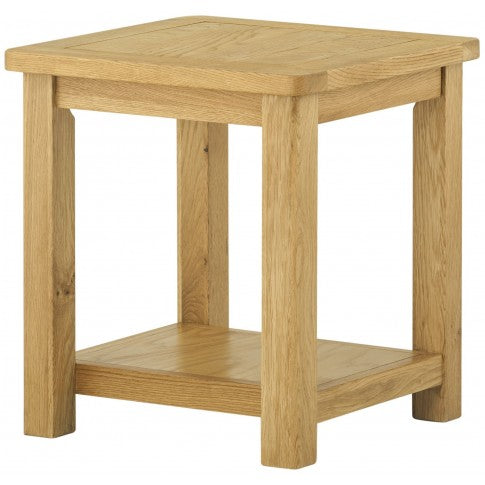 Portland Lamp Table-oak