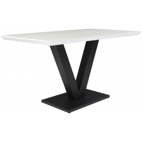 Larson Dining Table - White Gloss
