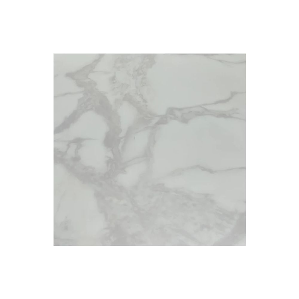 Oracle 130cm Round Grey Marble Dining Table & 4 Lewis Silvery Grey Lion Knocker Chairs