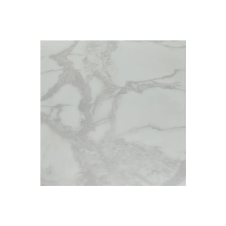 Oracle 130cm Round Grey Marble Dining Table & 4 Lewis Silvery Grey Lion Knocker Chairs