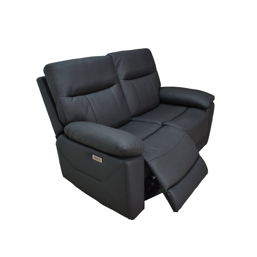 Vancouver 2 Seater Electric Recliner Sofa - Coal