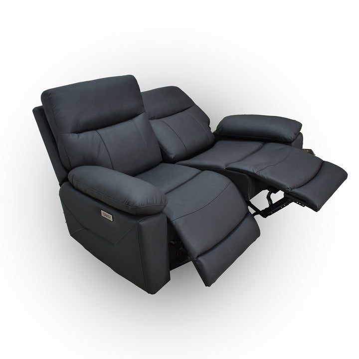 Vancouver 3 Seater Electric Recliner Sofa - Dolphin