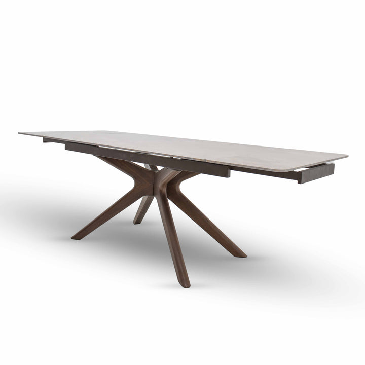 Arlo extending dining table with Axton dining chairs