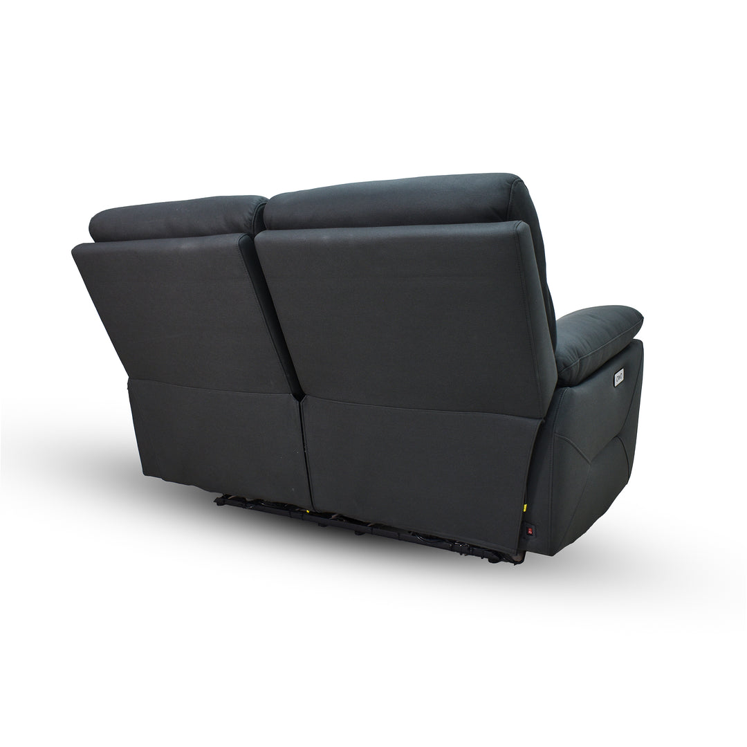 Vancouver 3 Seater Electric Recliner Sofa - Coal