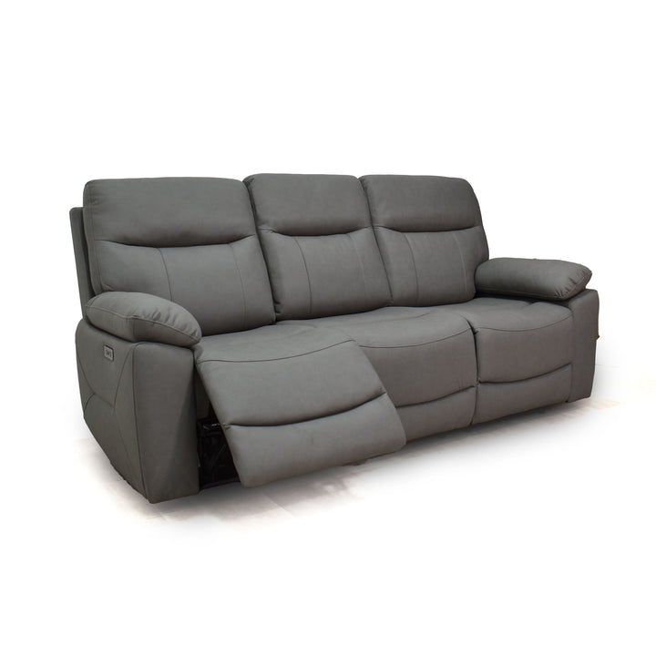 Vancouver 3 Seater Electric Recliner Sofa - Dolphin