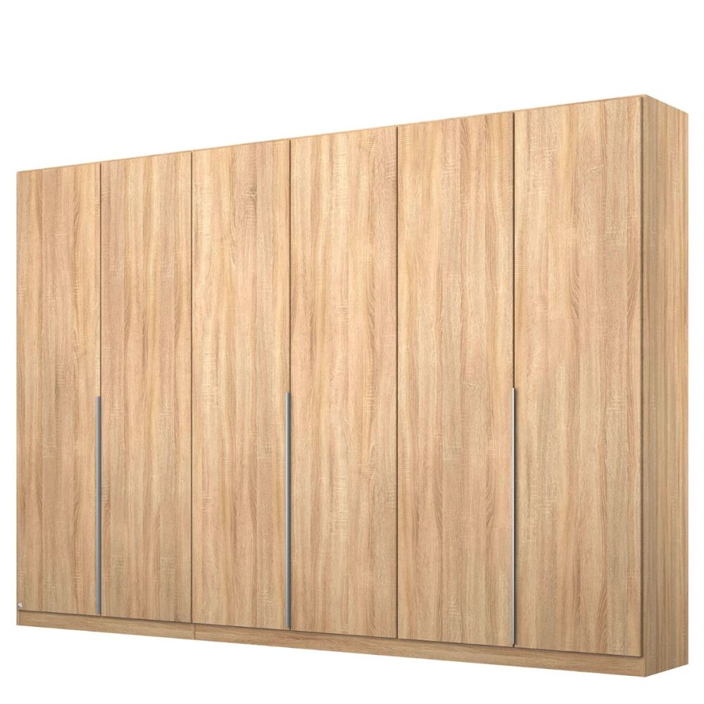 Rauch Alabama Sonoma Oak 6 Door Hinged Wardrobe