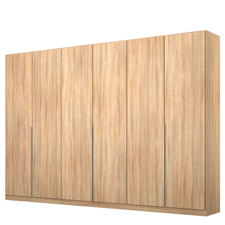 Rauch Alabama Sonoma Oak 6 Door Hinged Wardrobe