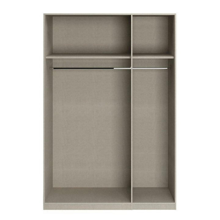 Rauch Alabama Metallic Grey 3 Door Hinged Wardrobe