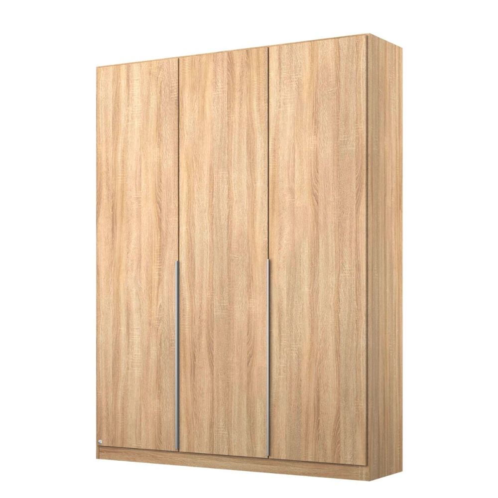 Rauch Alabama Sonoma Oak 3 Door Hinged Wardrobe