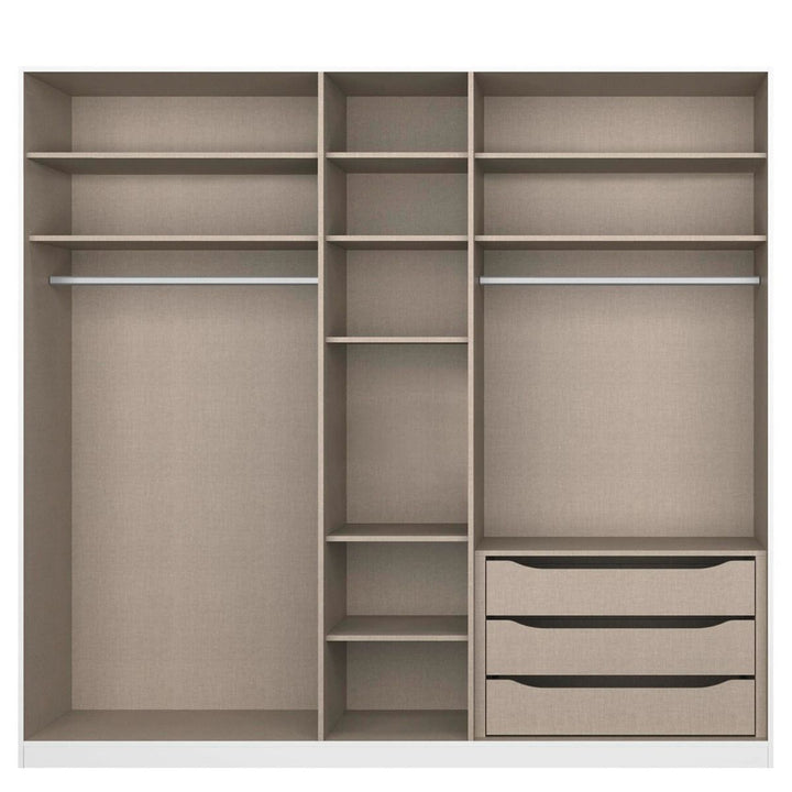 Rauch Alabama Sonoma Oak 5 Door Hinged Wardrobe