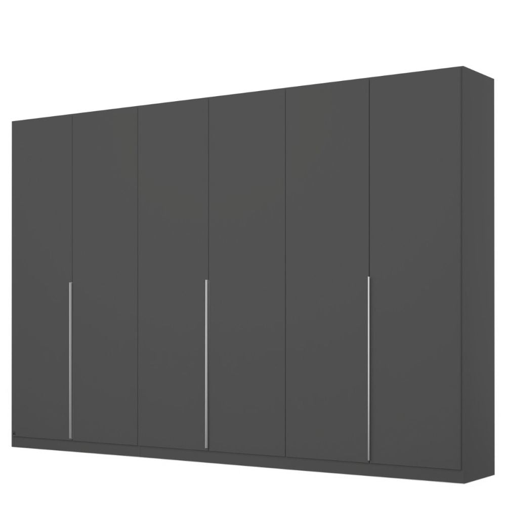 Rauch Alabama Metallic Grey 6 Door Hinged Wardrobe