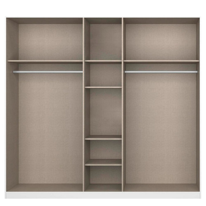 Rauch Alabama Alpine White 5 Door Hinged Wardrobe
