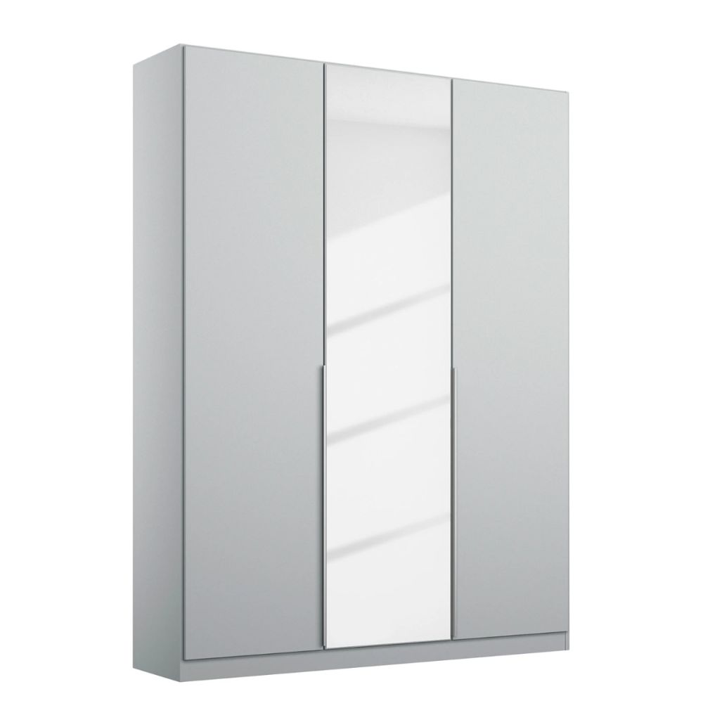 Rauch Alabama Silk Grey 3 Door Hinged Wardrobe