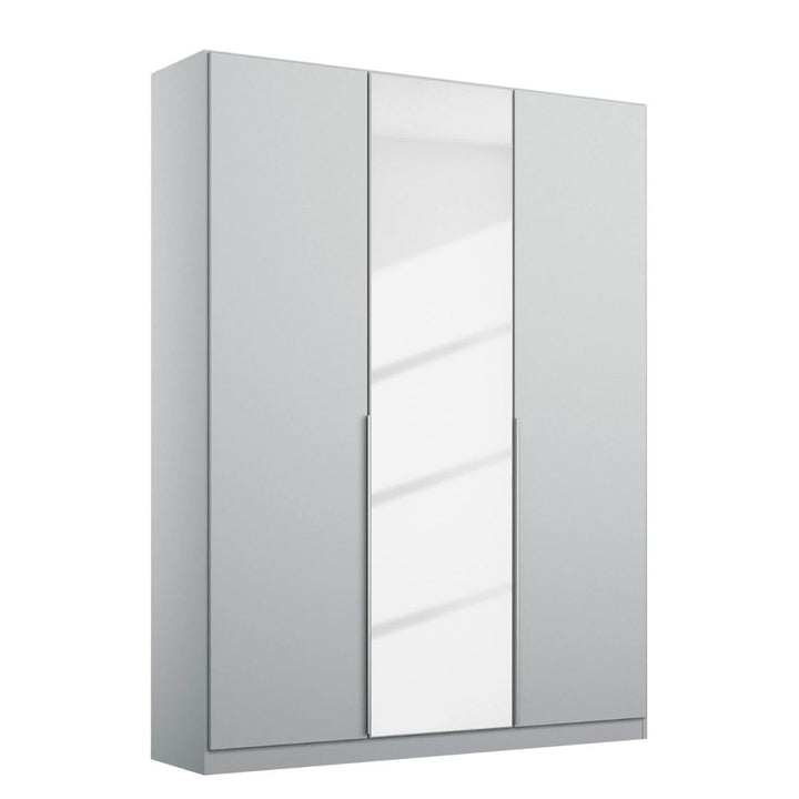 Rauch Alabama Silk Grey 3 Door Hinged Wardrobe