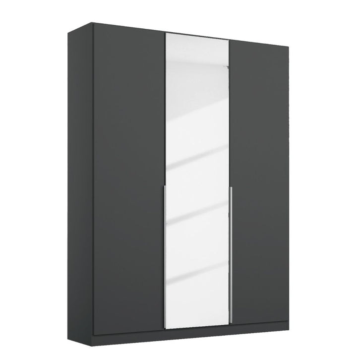 Rauch Alabama Metallic Grey 3 Door Hinged Wardrobe