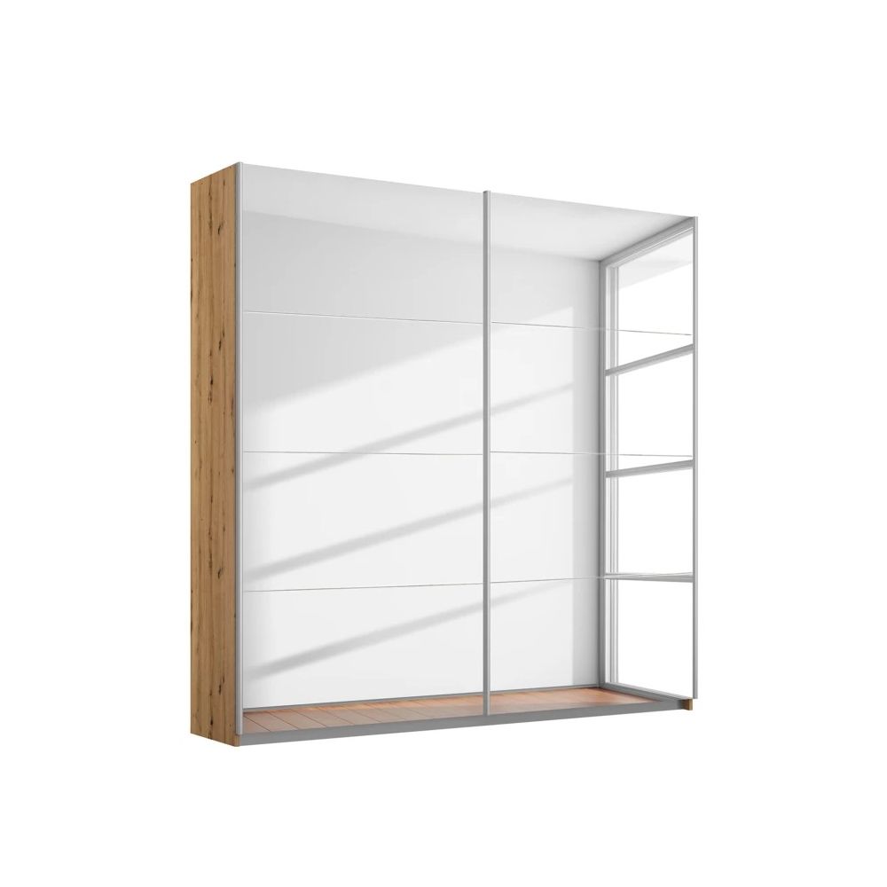 Rauch Subito Full Mirror 2 Sliding Door Wardrobe