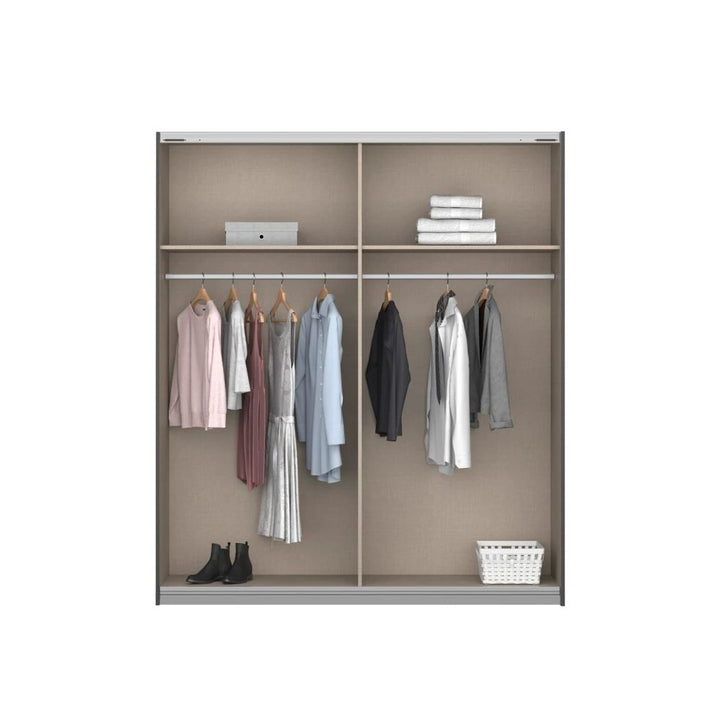 Rauch Subito Full Mirror 2 Sliding Door Wardrobe