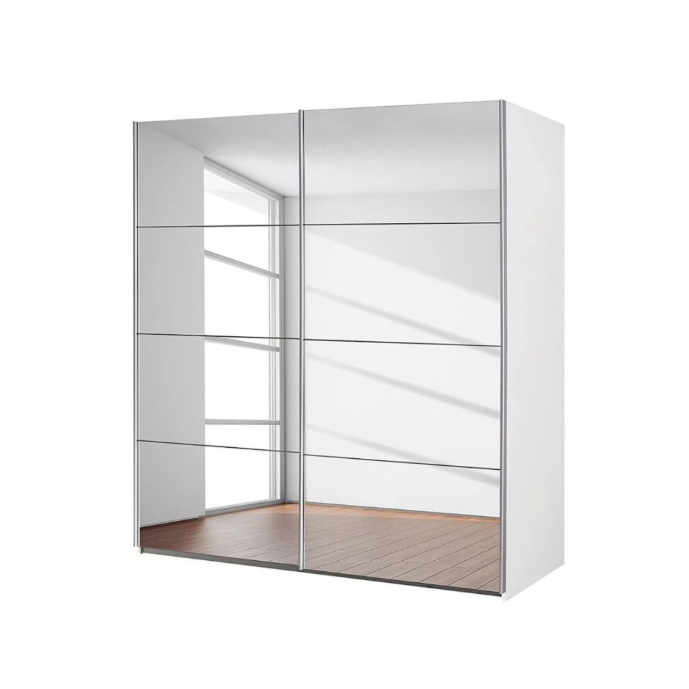 Rauch Subito Full Mirror 2 Sliding Door Wardrobe