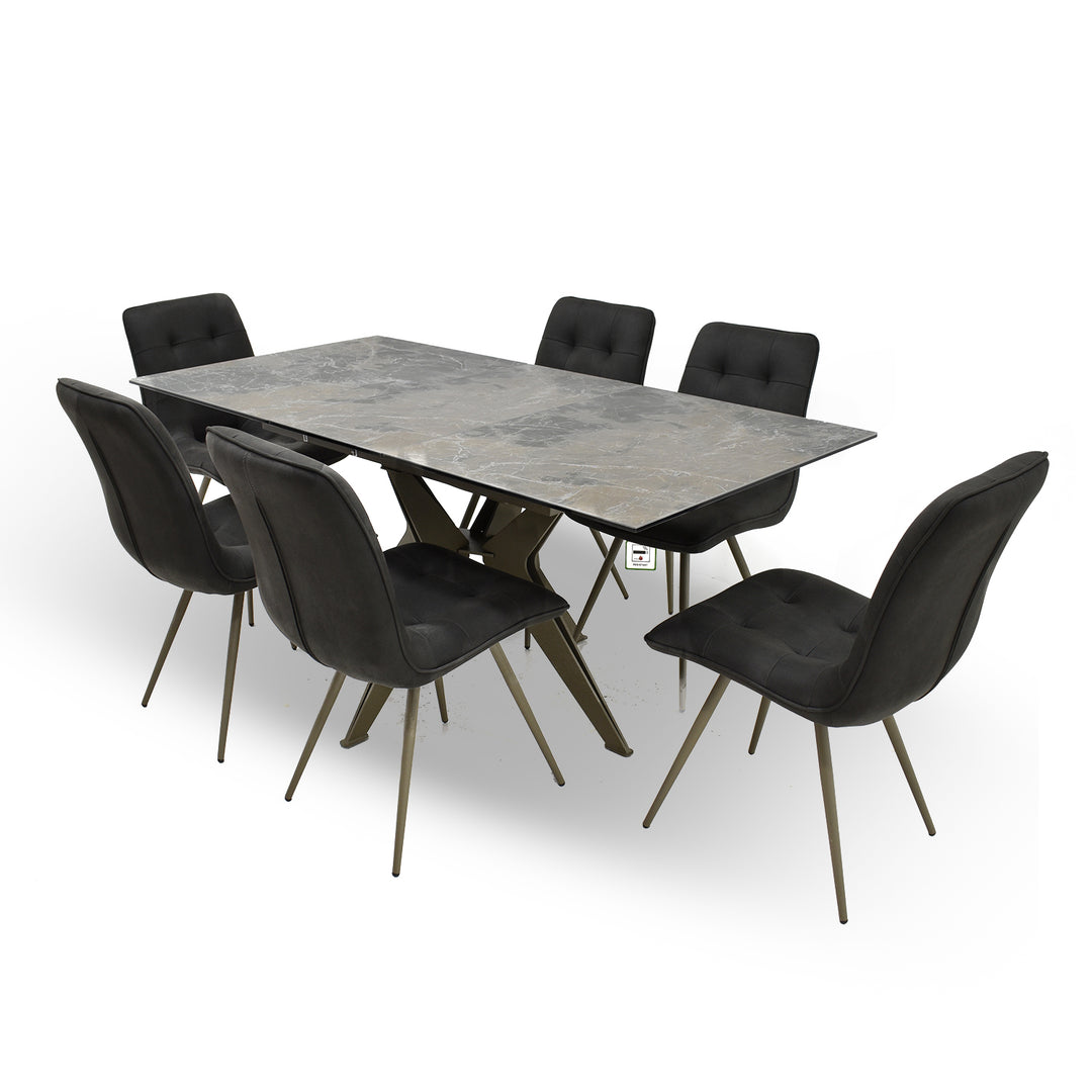 Hayden Extending Ceramic Dining Table