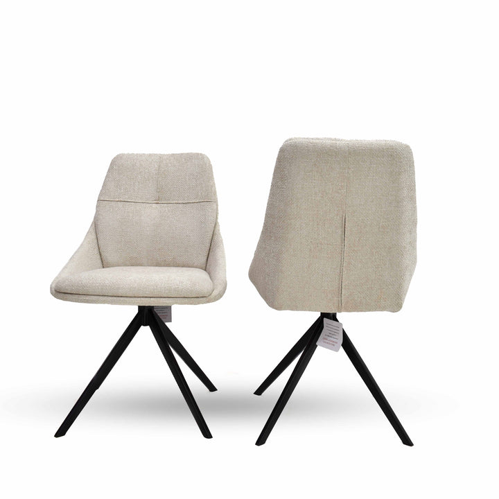 Harley dining chair Set of 2 -Beige