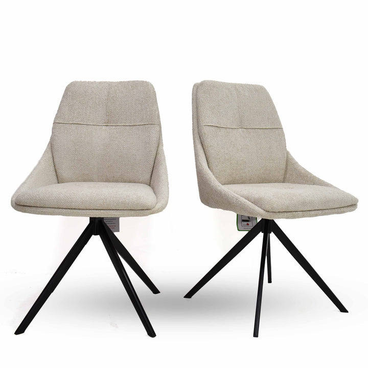 Harley dining chair Set of 2 -Beige