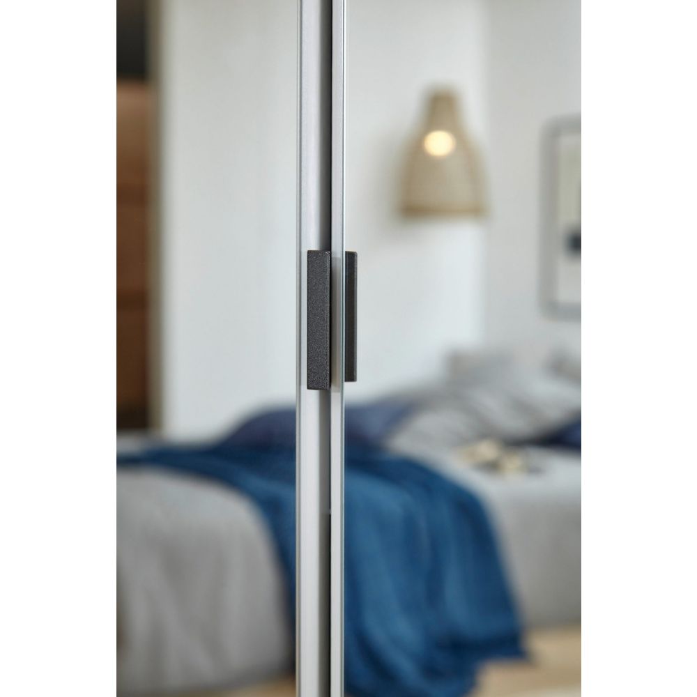 Rauch Ontario Corner Hinged Door Wardrobe With Mirror