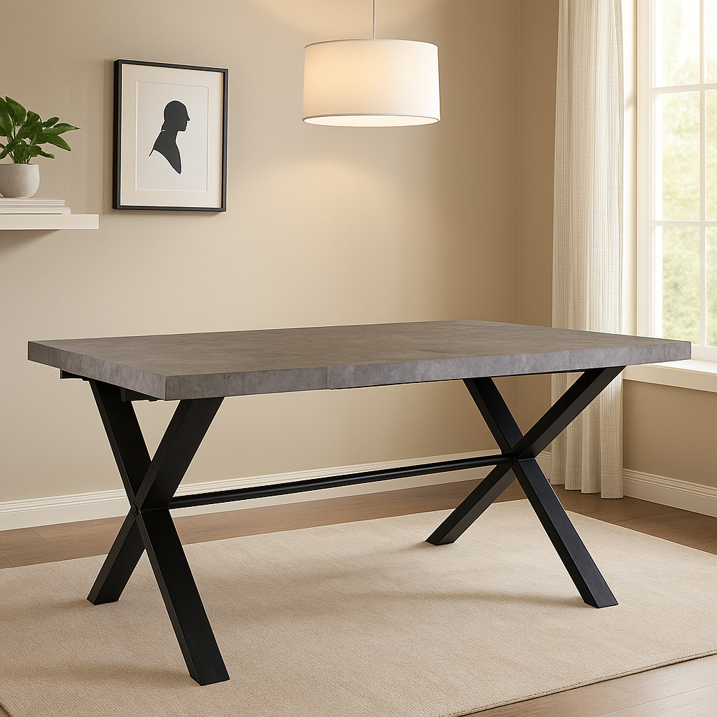 Fusion Small Dining Table - Stone Effect
