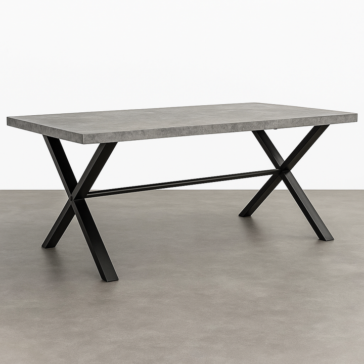 Fusion Large Dining Table - Stone Effect