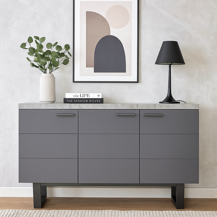 Fusion Large Sideboard - Stone Effect