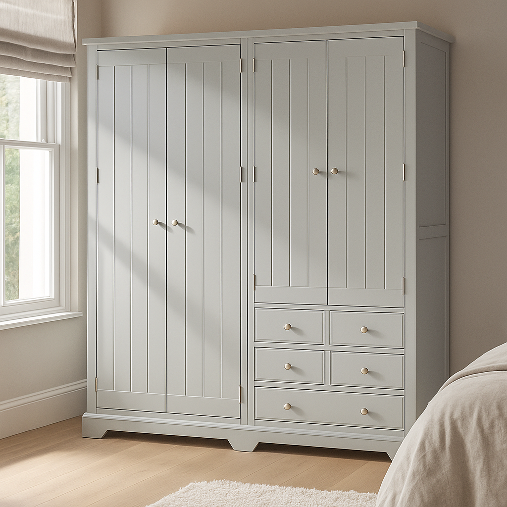 Berkeley 4 Door Combi Wardrobe