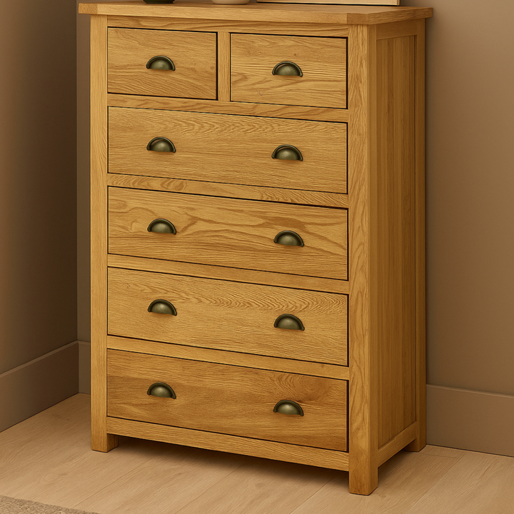 Portland 2 over 4 Chest-oak