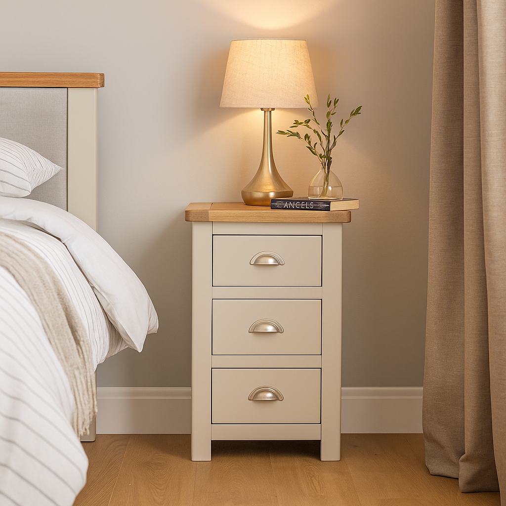 Portland Bedside Cabinet-stone